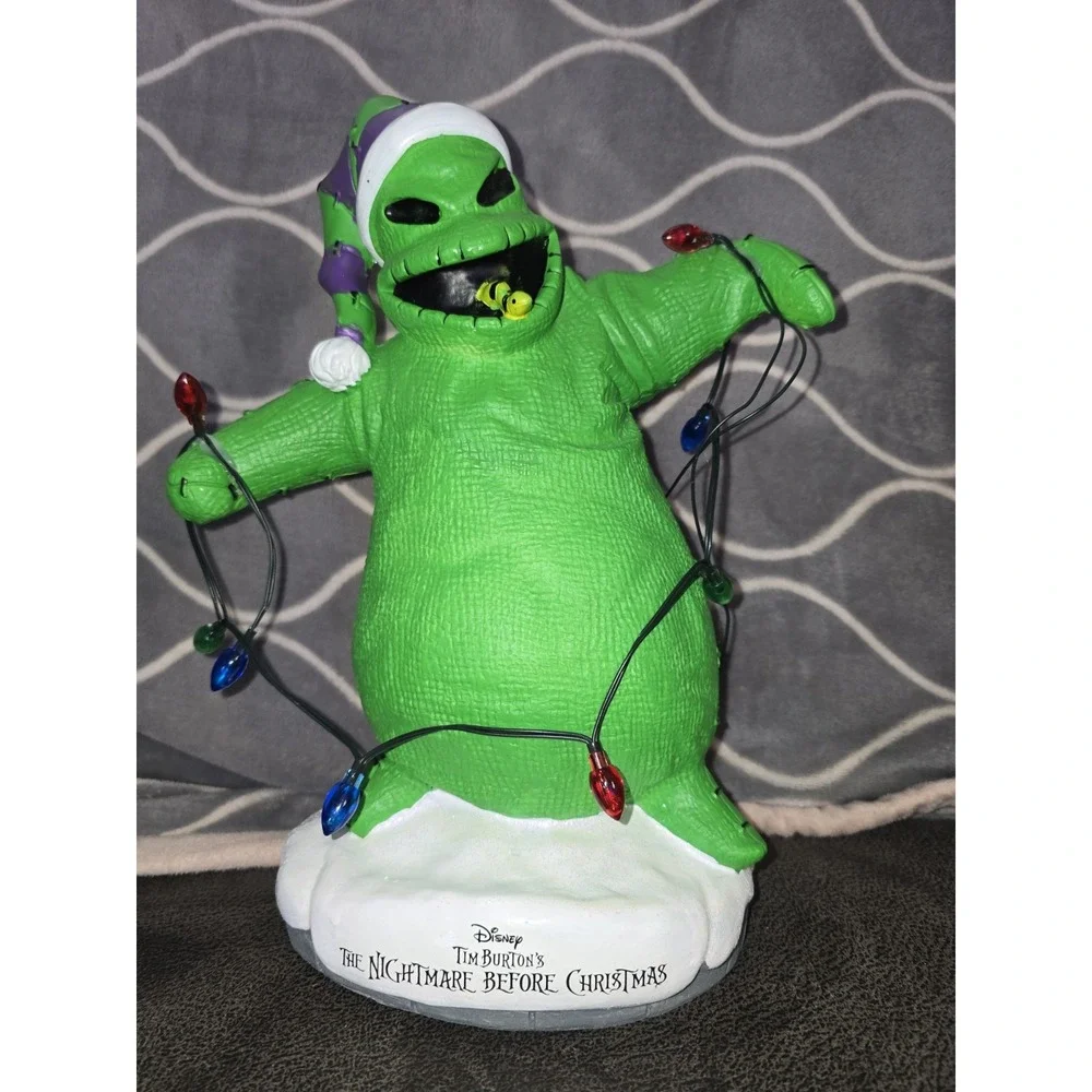 Disney The Nightmare Before Christmas Oogie Boogie‎ Light-Up Statue Holiday-NEW